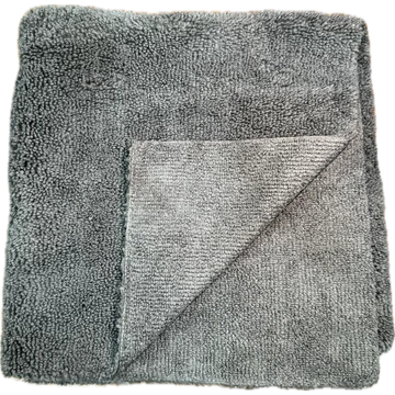 RRC Kétoldalú Mikroszálas Kendő Varrásmentes Szürke 40x40cm 400Gsm