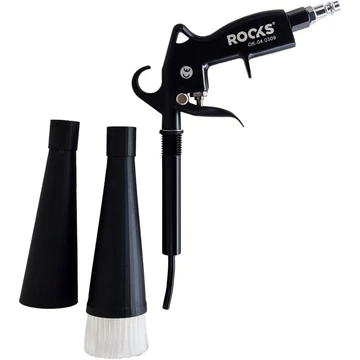 Rooks Fúvópisztoly Tornádó Duó-Turbó, Kárpittisztító Pisztoly Csapággyal És Kefével Rooks Fúvópisztoly Tornádó Duó-Turbó, Kárpittisztító Pisztoly Csapággyal És Kefével