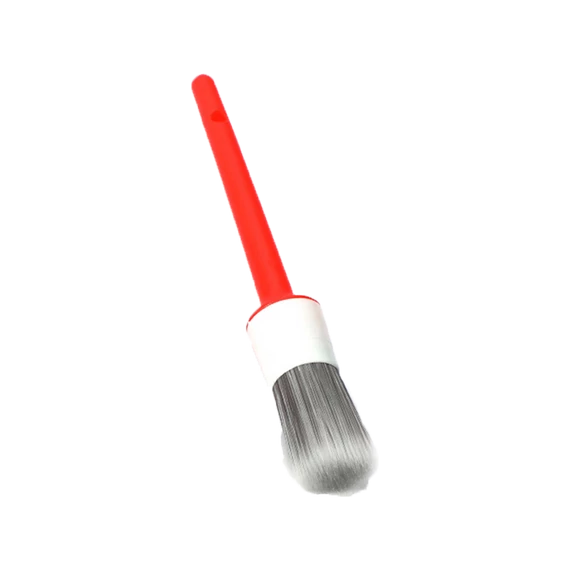 Autókozmetikai Ecset 18mm (Szürke-Piros)
