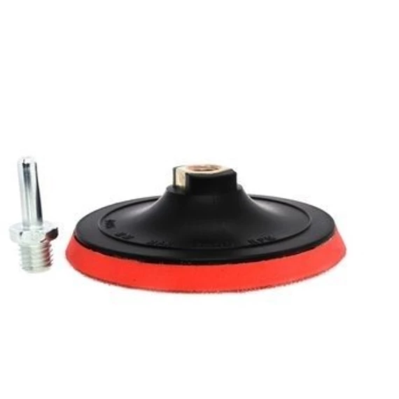 RRC Rögzítőtárcsa tépőzáras M14 átmérővel. 125 mm + adapter